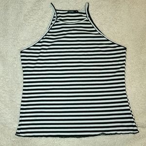 Shein Curve plus size 2x striped tank